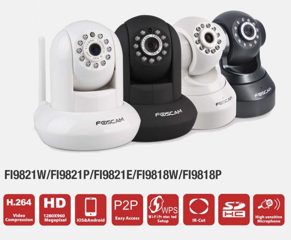 Câmera IP HD 1.0MP PT Interna